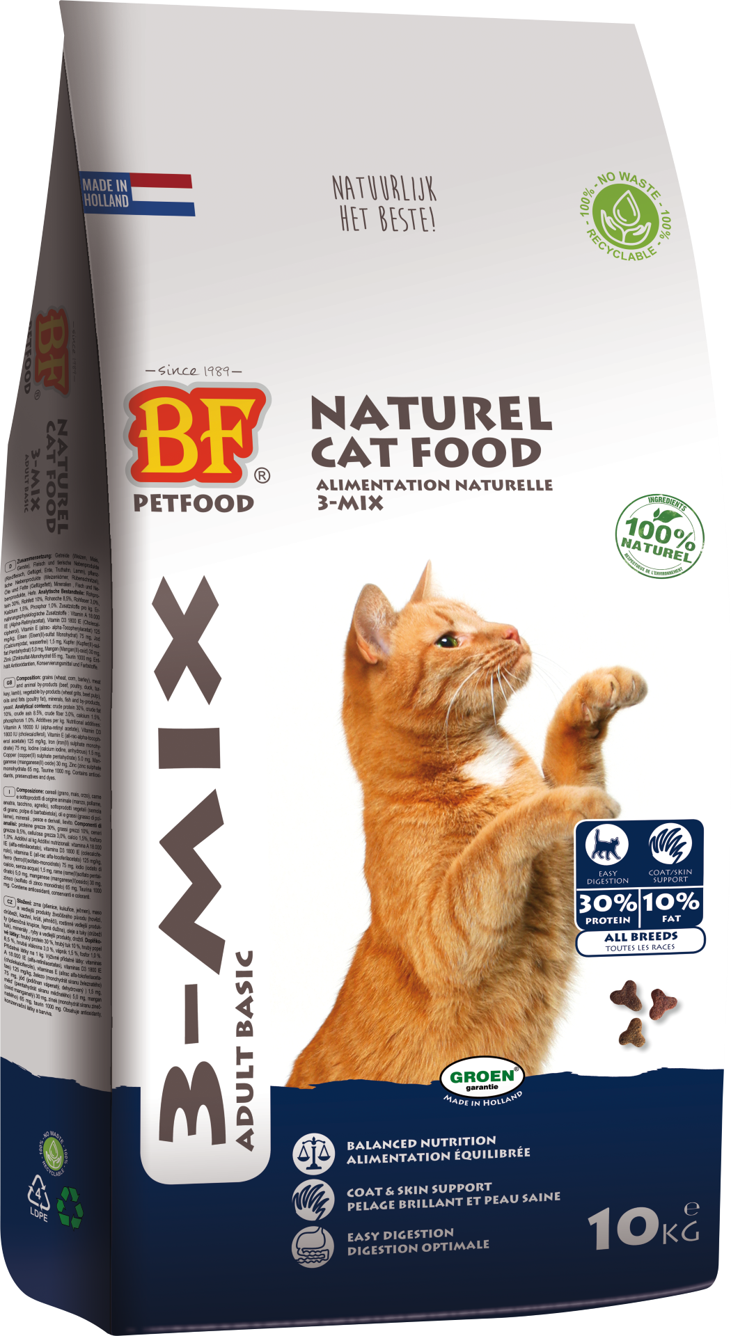 BF Petfood® 3-Mix Adult Basic 10 kg