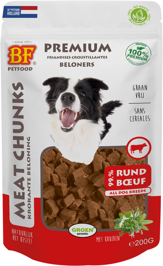 BF Petfood® Meat Chunks Rund & Hert