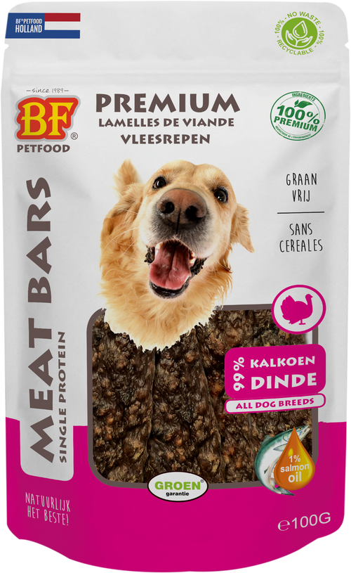 BF Petfood® Meat Bars Kalkoen