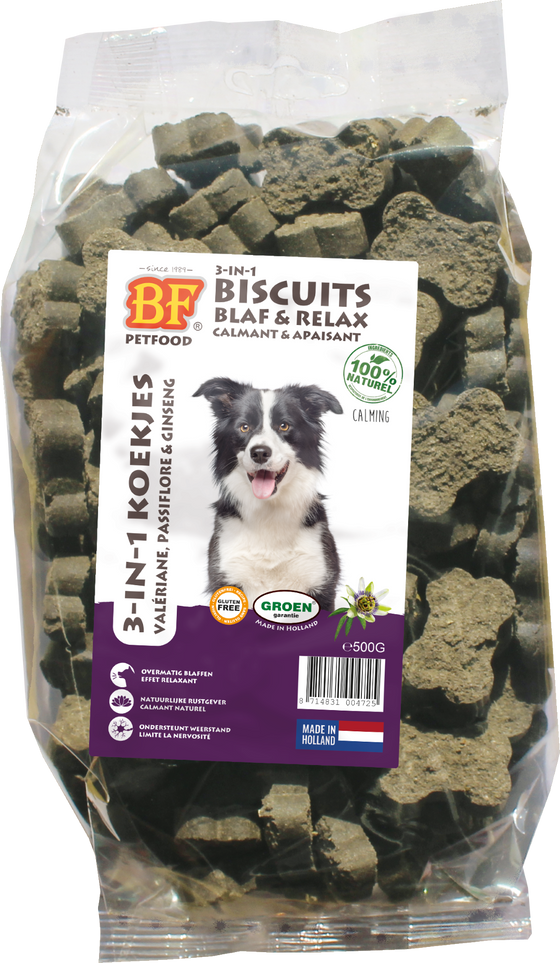 BF Petfood® 3-in-1 koekjes Blaf & Relax – 200 g
