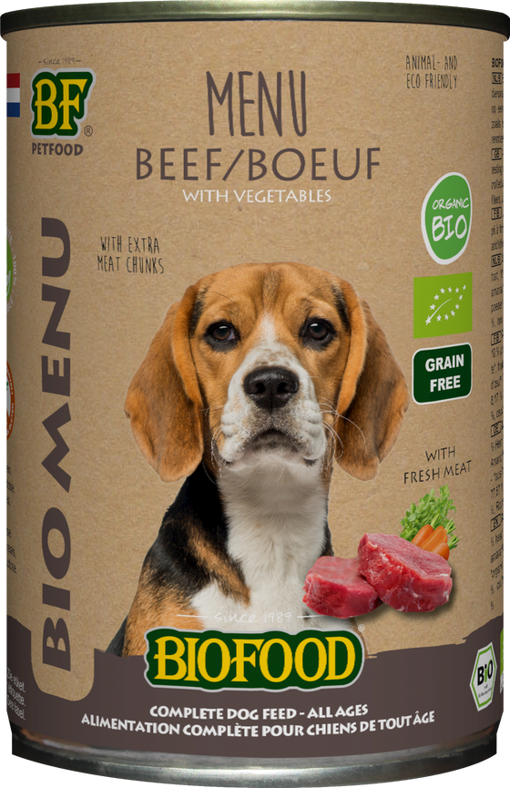 Biofood BIO RUND MENU HOND – 400 g