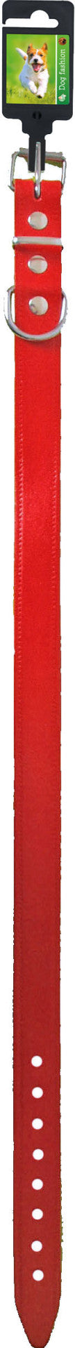 Boon Dog fashion halsband, 22 mm/60 cm, rood.