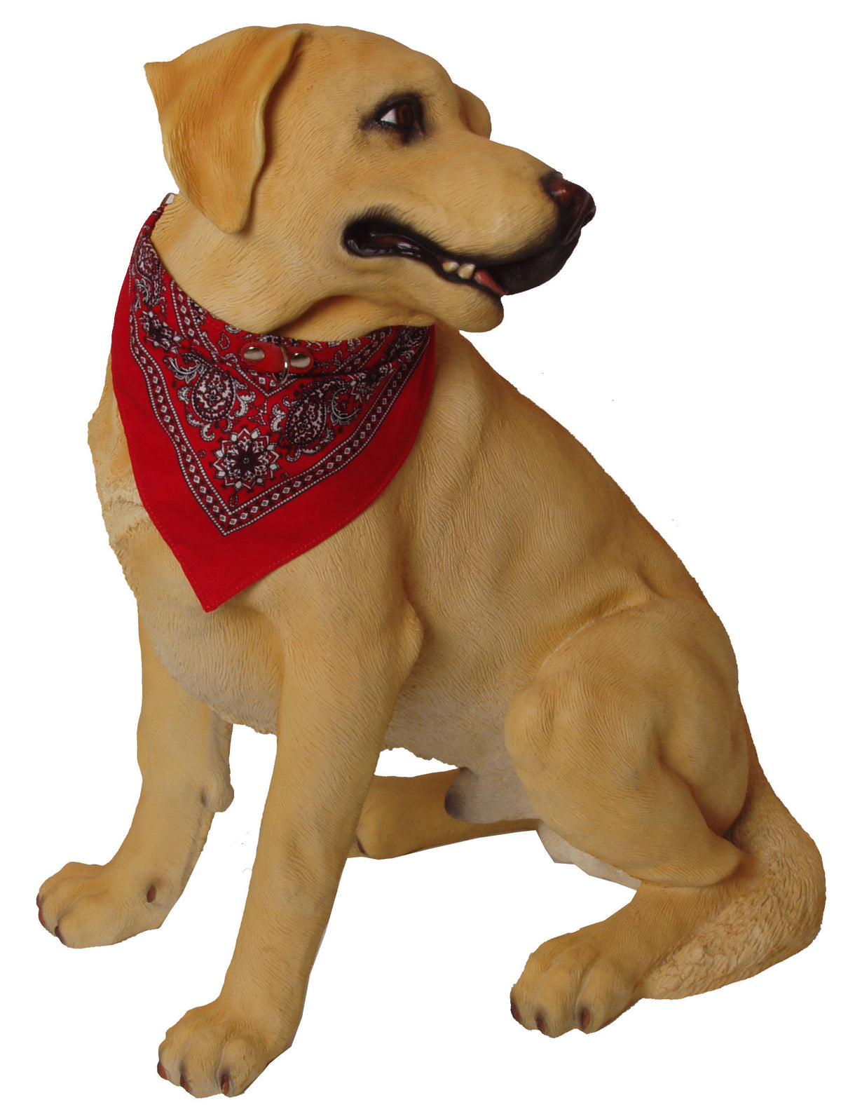 Boon Dog fashion halsband met zakdoek 35 cm, rood.
