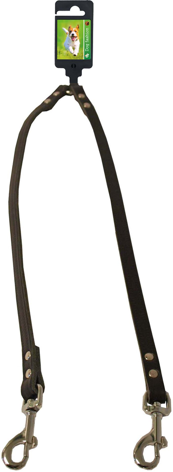 Boon Dog fashion koppelstel, 12 mm/47 cm + 47 cm, donkerbruin.