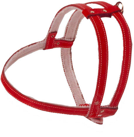 Boon Dog fashion borsttuig gevoerd rood, 10 mm/50 cm.