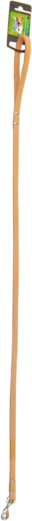 Boon Dog fashion lijn met karabijnhaak, 12 mm/100 cm, naturel.