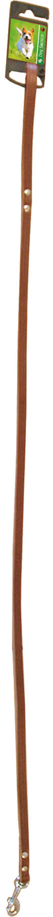 Boon Dog fashion lijn met karabijnhaak, 12 mm/100 cm, bruin.