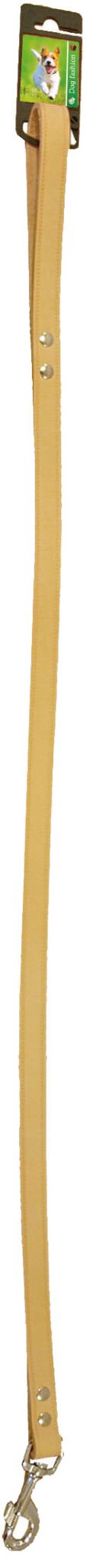 Boon Dog fashion lijn met karabijnhaak, 12 mm/130 cm, naturel.