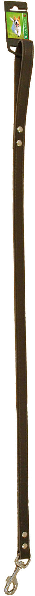 Boon Dog fashion lijn met karabijnhaak, 18 mm/100 cm, donkerbruin.
