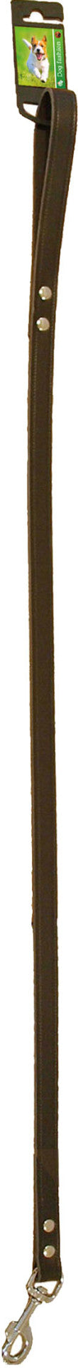 Boon Dog fashion lijn met karabijnhaak, 18 mm/130 cm, donkerbruin.