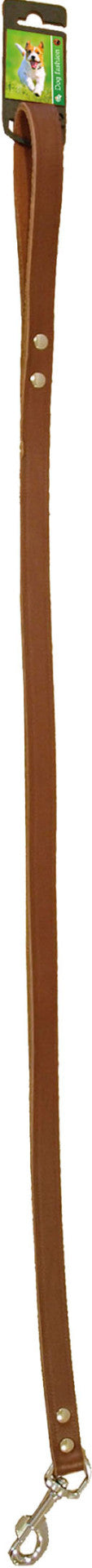 Boon Dog fashion lijn met karabijnhaak, 20 mm/100 cm, bruin.