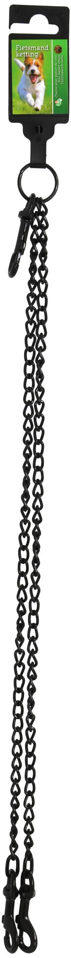 Boon fietsmandketting zwart 2 mm/50+50 cm