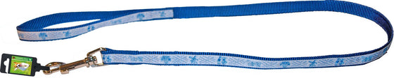 Boon Dog fashion lijn nylon 25 mm/100 cm, delftsblauw.