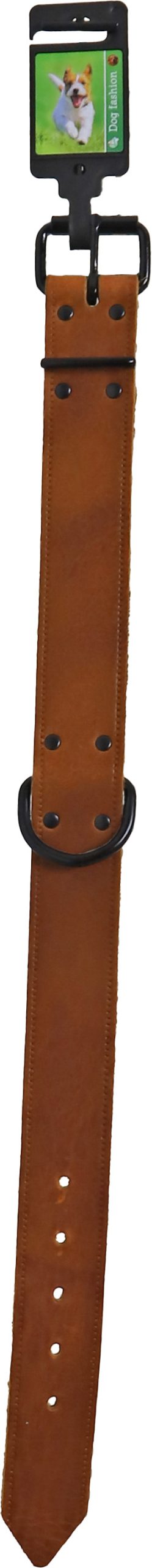 Boon halsband soft leder cognac 40mm/60cm