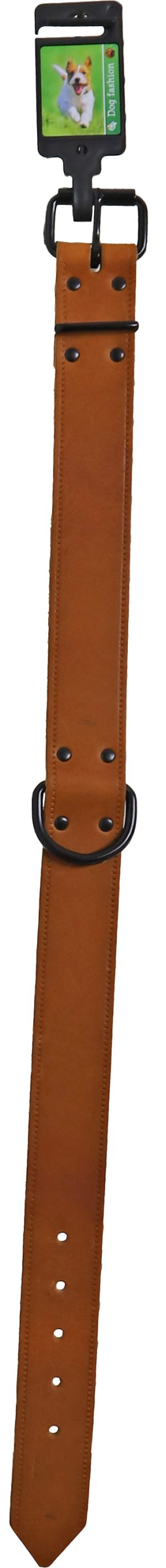 Boon halsband soft leder cognac 40mm/70cm
