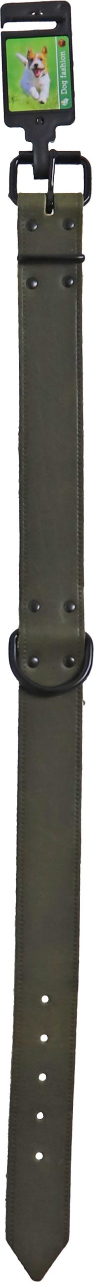 Boon halsband soft leder groen 40mm/70cm