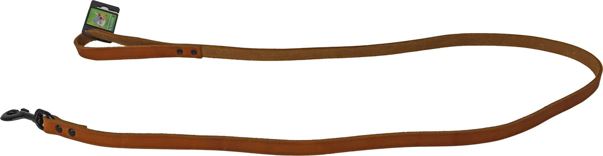 Boon lijn soft leder cognac 18mm/160cm