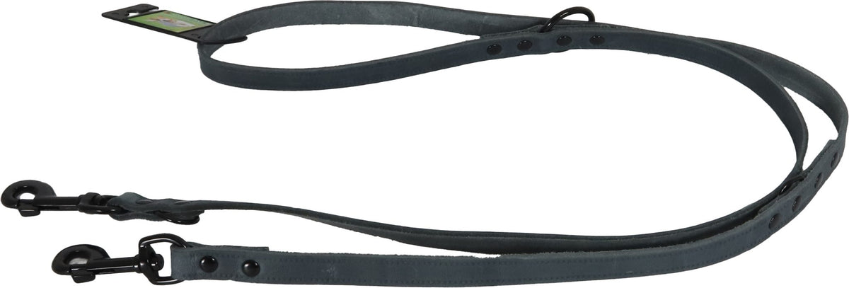 Boon dresseerlijn soft leder grijs 18mm/200cm