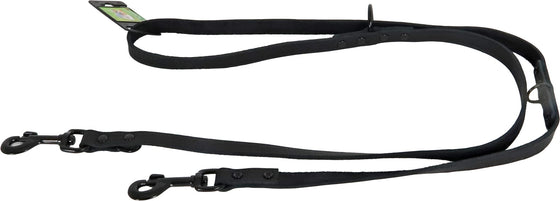 Boon dresseerlijn soft leder zwart 18mm/250cm