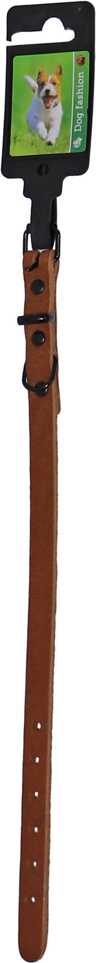 Boon halsband comfortleder cognac 12mm/35cm