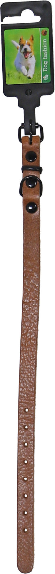 Boon halsband comfortleder cognac 16mm/40cm