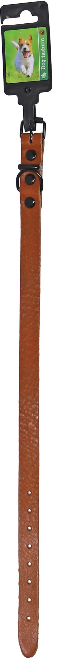 Boon halsband comfortleder cognac 18mm/50cm