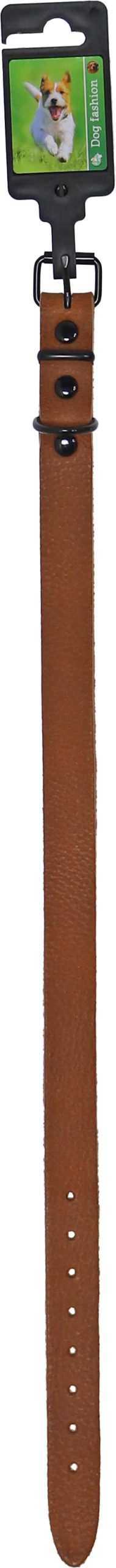 Boon halsband comfortleder cognac 22mm/55cm
