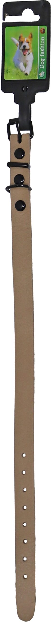 Boon halsband comfortleder naturel 18mm/45cm