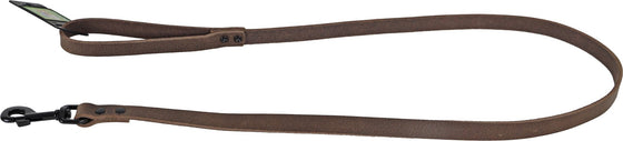 Boon lijn comfortleder donkerbruin 18mm/130cm
