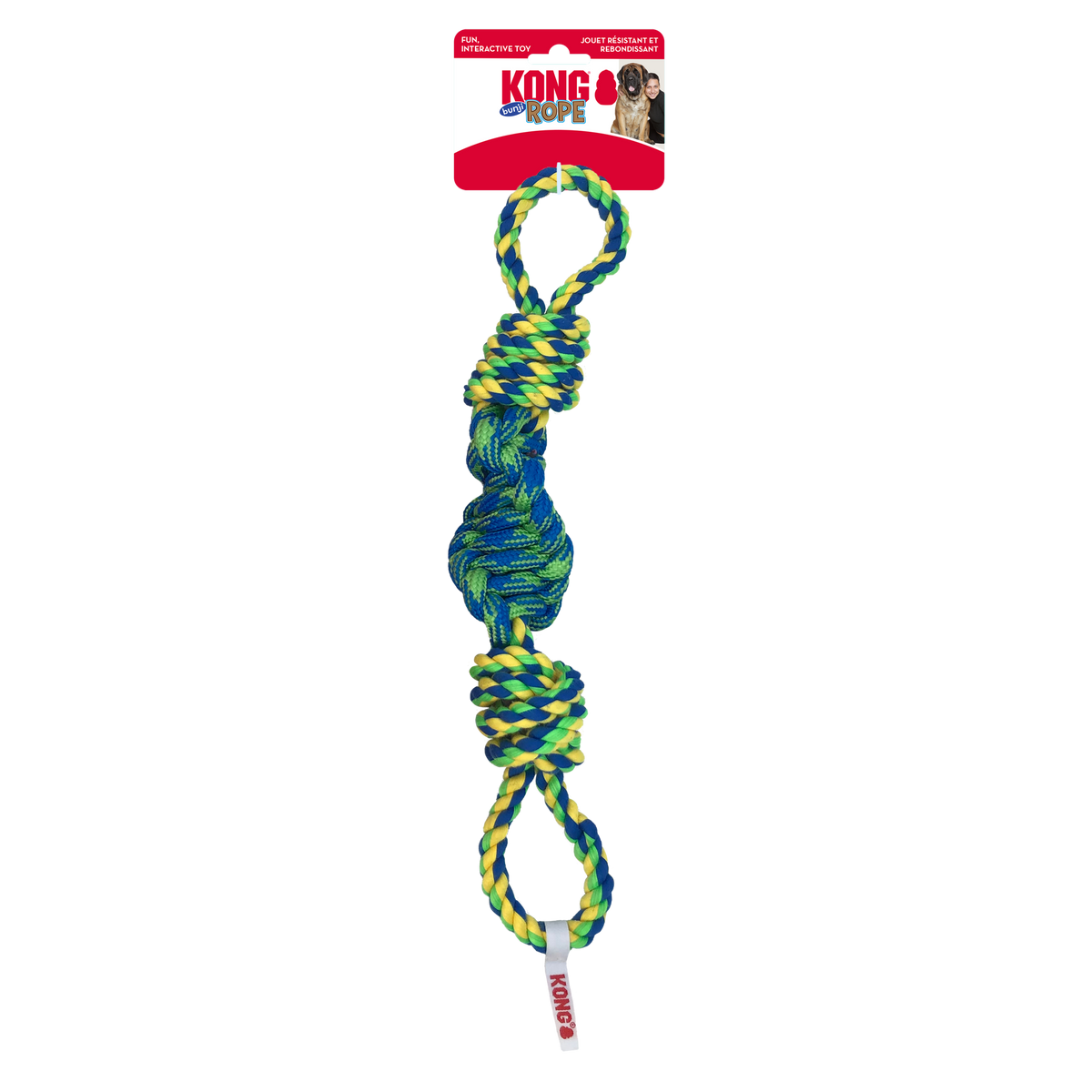 Kong rope bunji assortie small