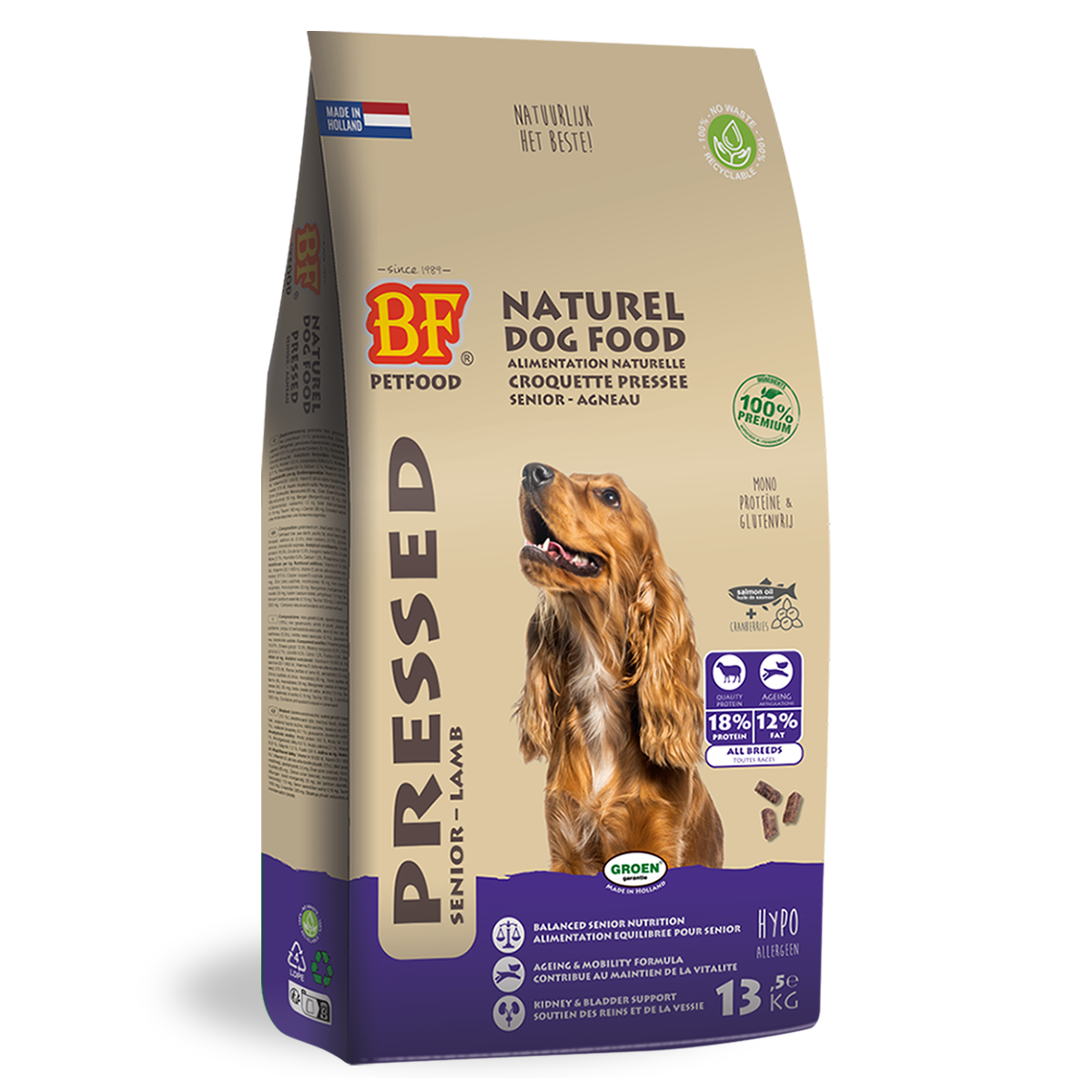 BF Petfood® Geperst Senior - Lam