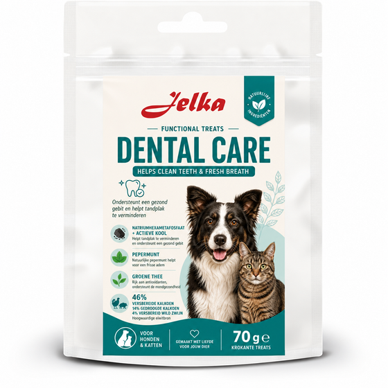 Jelka Functional Treats Dental Care - Gebitsverzorging - 70 gram